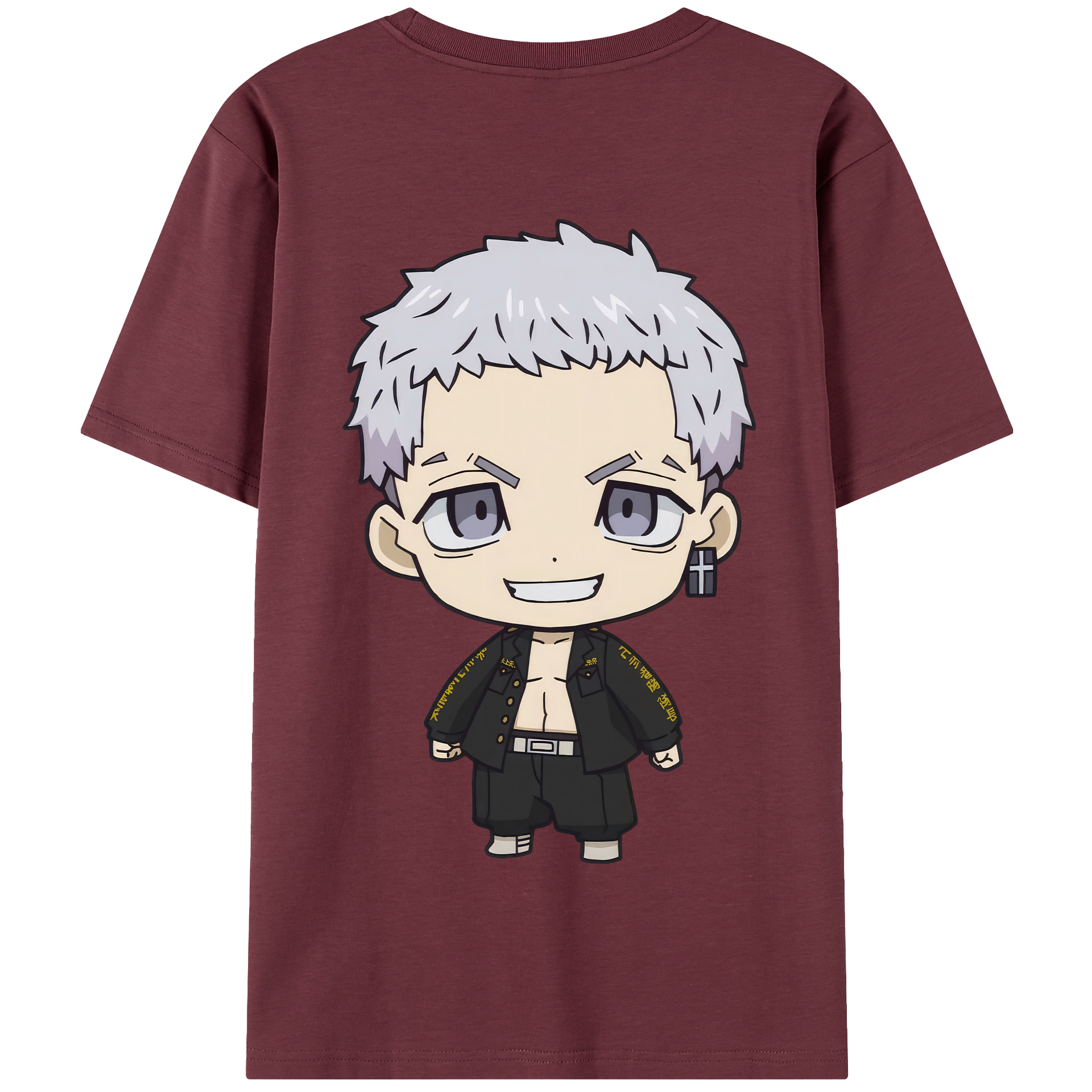 （画像用） 東京リベンジャーズ Tokyo Revengers 綿100％半袖Tシャツ（背面プリント）